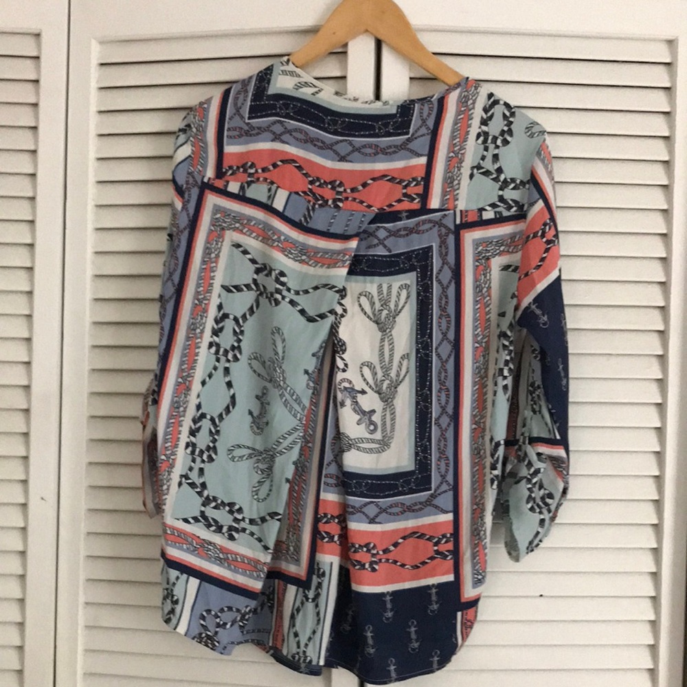 Stradivarius Patterned Women's Top - Multicolor S… - image 4